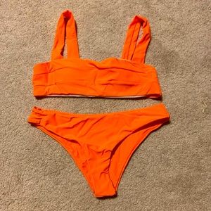 Neon Orange Zaful Bikini Set